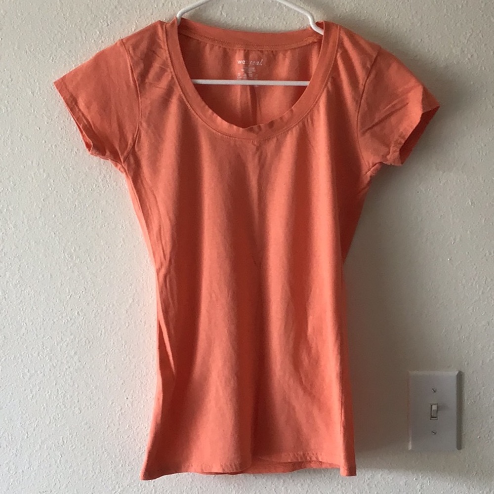Wet Seal Coral Fitted Tee